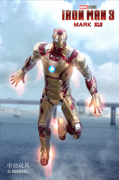 ZD Original Iron Man MK30 Blue Steel 1/10 Iron Patriot MK3 Marvel legends War Machine 10th Anniversary Action Figure Model Gift
