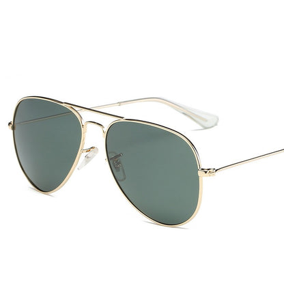 Fashion Brand Classic Pilot Men Sunglasses Vintage Metal Ray Sun Glasses Women Driving Male Shades UV400