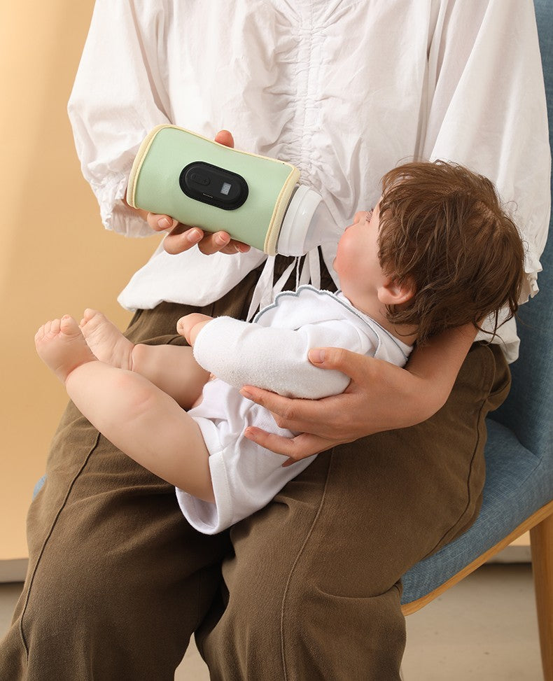 USB constant temperature heating bottle cup cover insulation artifact warm milk cover portable universal insulation cover for ou