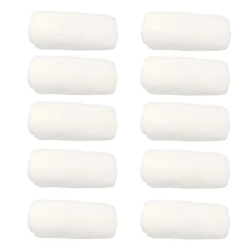 10pc White Soft Microfiber Fabric Face Towel Hotel Bath Towel Wash Cloths Hand Towels Portable Multifunctional Cleaning Towel