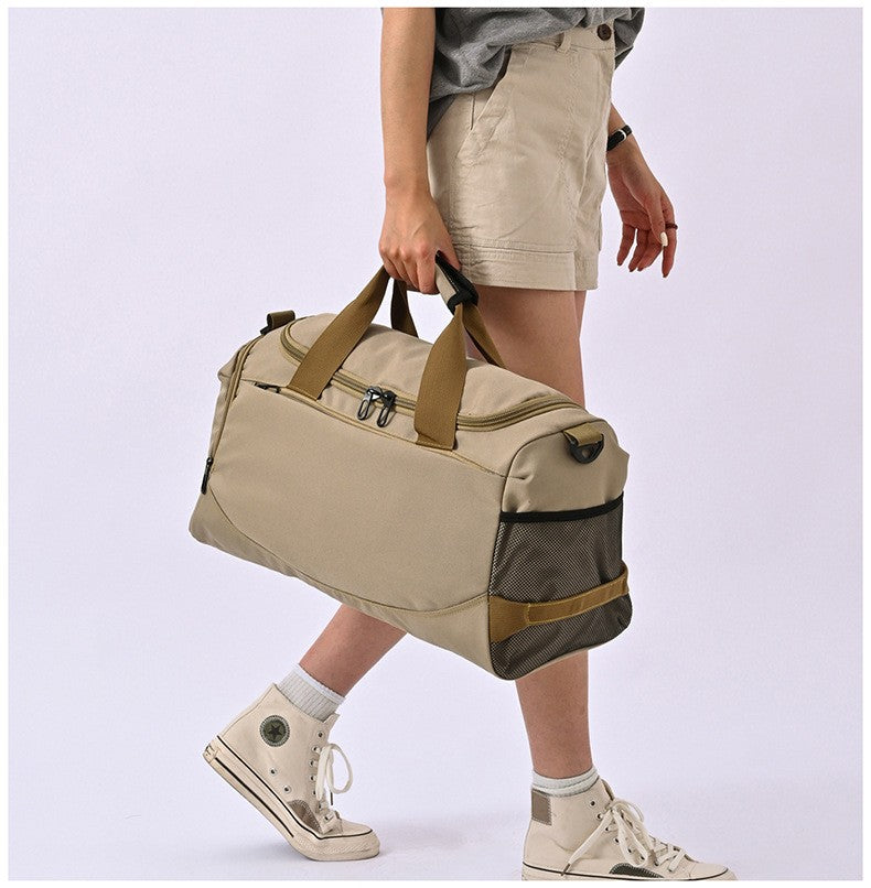 Personalized customized soccer bag logo with dry wet separation handbag luggage sports bag printed with logo pattern