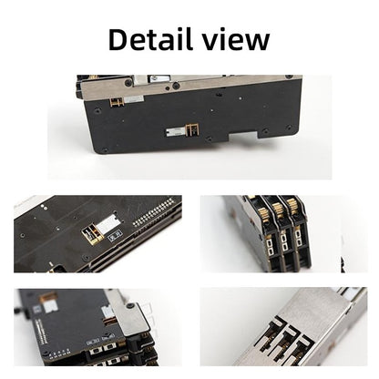 High-speed Fully Automatic Triple Vision Camera Desktop SMT Machine 220V / 110V SMT Pick And Place Machine Chip Mounter LED SMD