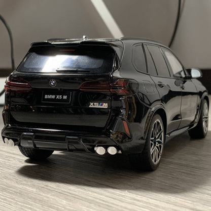 1:18 2025 BMW X5 M Competition LCI SUV Carro Miniatura de Metal Fundido Modelo para Exibição de Mesa Decoração de Veículo em Miniatura Presente