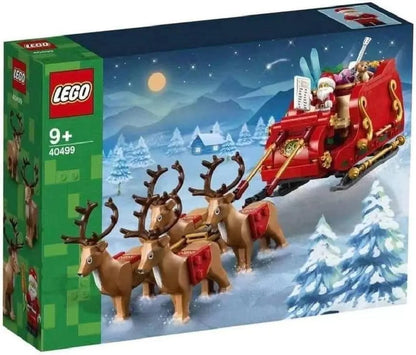 LEGO 40499 Trenó de Rena do Papai Noel para Meninos e Meninas - Brinquedo de Construção Educacional de Blocos de Montar Presente de Natal