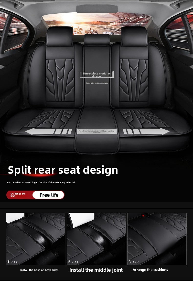 Full Coverage Pu Leather Car Seat Covers for Geely All Models Geometry C Atlas Coolray Emgrand EC7 Tugella Car Accessories