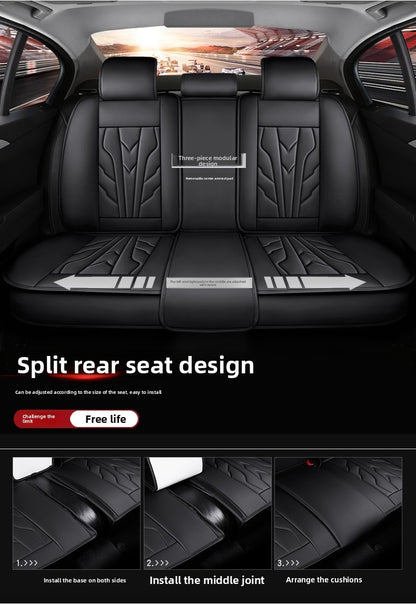 Full Coverage Pu Leather Car Seat Covers for Geely All Models Geometry C Atlas Coolray Emgrand EC7 Tugella Car Accessories