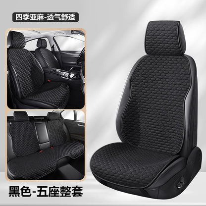 Universal Car Seat Cover Four Season Auto Flax Breathable Seat Covers for Car Seats Cover Protection Cars Accessories