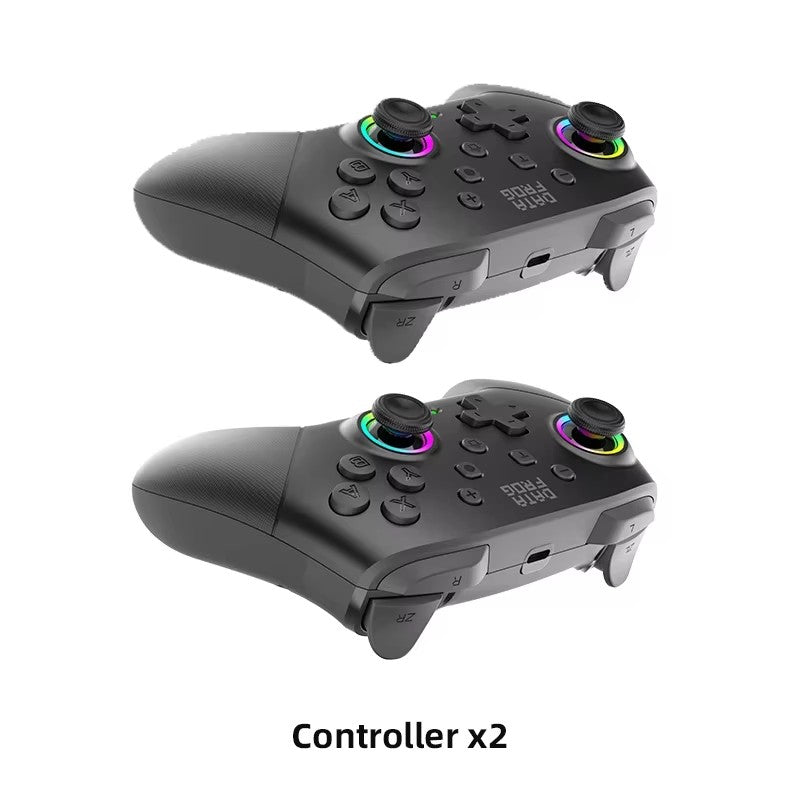 DATA FROG 2Pcs Wireless Pro Controller For Switch OLED/Switch Lite PC Gaming Gamepad Six Axis Gyro Dual Shock Turbo Function Gam