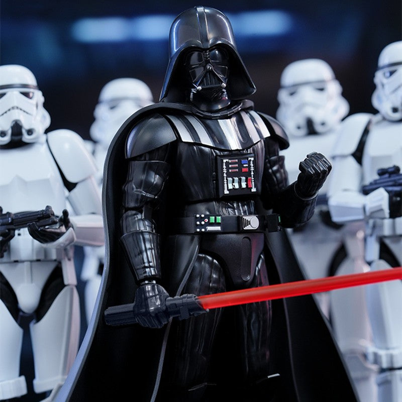 Blokees Star Wars Trooper Stormtrooper Darth Vader Bonecos de Ação Modelo Brinquedos de Montar Enfeite de Mesa Presentes de Aniversário