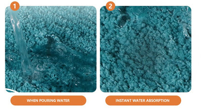 Bathroom Rug Super Absorbent Soft Microfiber Shaggy Bath Mat Non-Slip Machine Washable Bath Rug