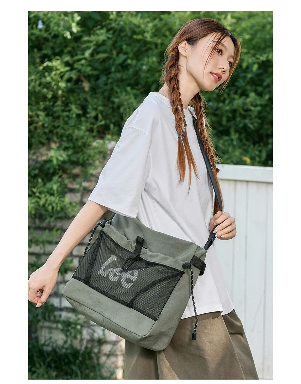 LEE Fashion Waterproof Large Crossbody Messenger Bags For Ladies Women Multifunctional Nylon Big Size Shoulder Schooll Bag