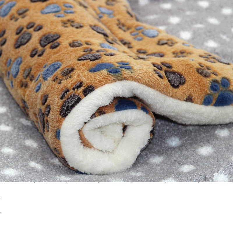 Tapete de inverno flanelado para animais de estimação, multimodelo, colchonete para canil, cobertor quente para animais de estimação, adequado para animais de estimação de grande, médio e pequeno porte