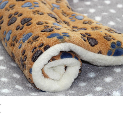 Tapete de inverno flanelado para animais de estimação, multimodelo, colchonete para canil, cobertor quente para animais de estimação, adequado para animais de estimação de grande, médio e pequeno porte