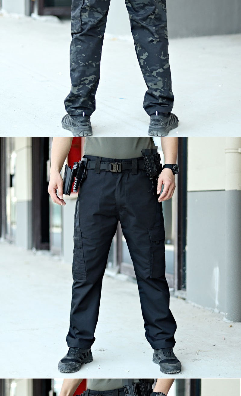 New Tactical Work Pants Men Outdoor Cargo Trousers Multi-pocket Waterproof Pant Autumn Spring Outdoor Workwear Hiking Trousers