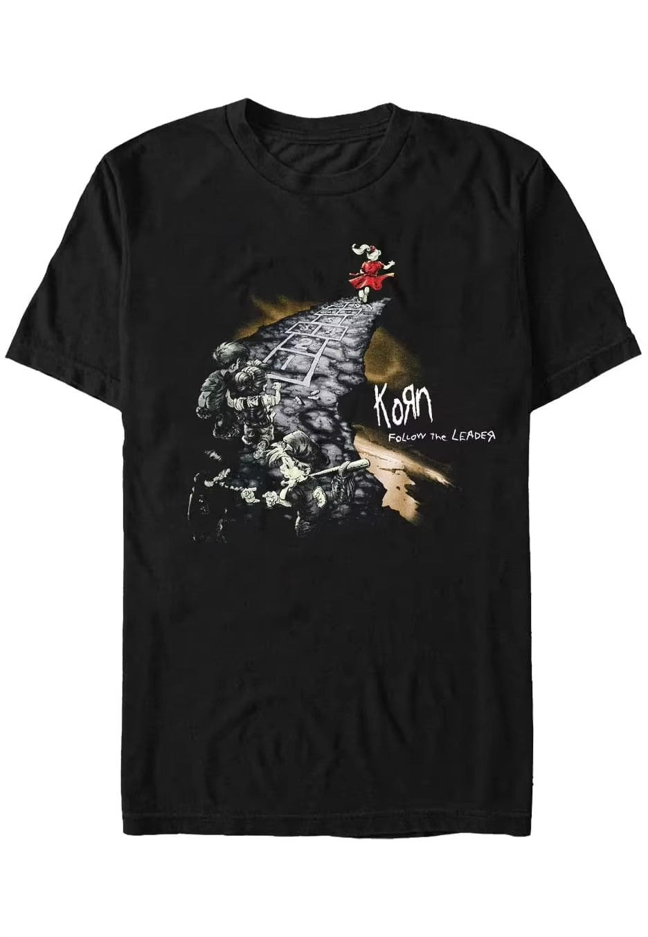 Korn Rock Band, Peripheral Pattern Printing Summer Luxury Brand Pure Cotton Men's and Women's T-shirts Short Sleeves