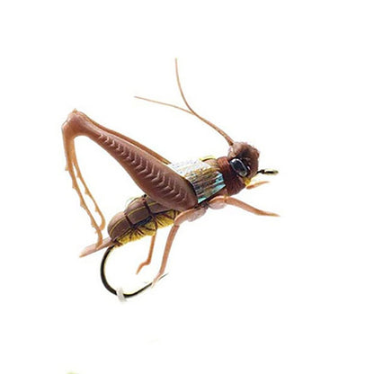 Isca de pesca biônica de insetos Gafanhoto Minnow Iscas duras Crankbait Iscas artificiais Bass Carpa Lúcio Material de pesca 1~4 peças