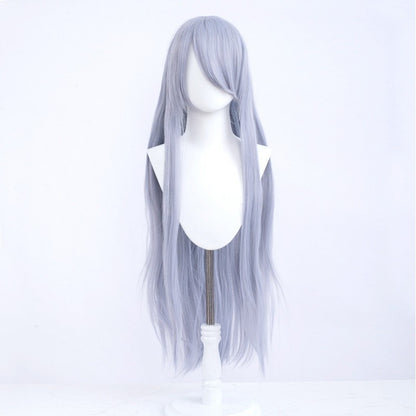 Halloween Cosplay Anime Party Fancy Wig Costume Wig 100cm Long Straight Heat Resistant Synthetic Hair Anime Colored Hair