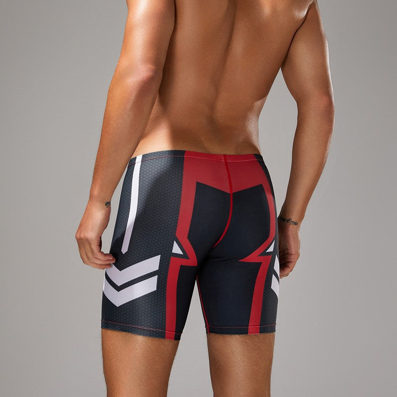 SEOBEAN Men's Low-Waist Boxer Shorts Swimming Trunks Hot Spring Pants Men's Swimsuit Comfortable Briefs Water Sports Gear