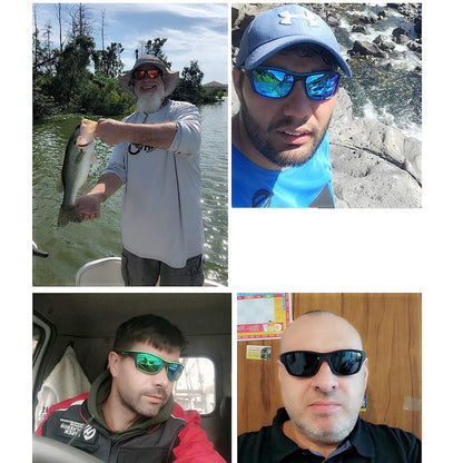 Novos Óculos Polarizados para Pesca Masculino Óculos de Sol para Dirigir ao Ar Livre Óculos Masculinos Esportivos Óculos de Sol para Caminhada Feminino UV400