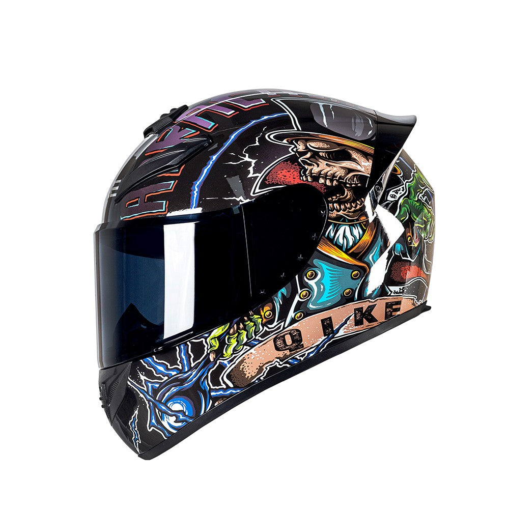 Capacete de motocicleta DOT retro cruise Motocross capacete facial completo masculino e feminino capacete para todas as estações capacete de pilotagem Casco Capacete
