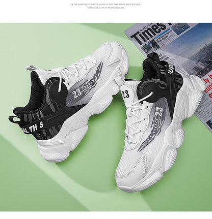 Man Increase the size Casual and fashionable shoes Anti-slip Wear-resistant Trend Sports shoes Lightweight Comfort Running shoes