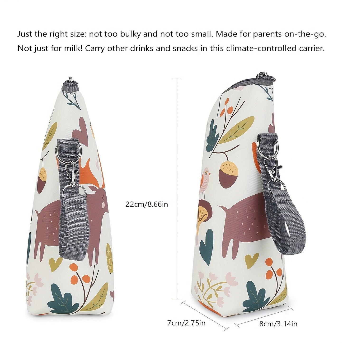 Mommy Insulated Baby Bottle Warmer Bag Portable Thermal Feeding Bottle Storage and Carrying Bag