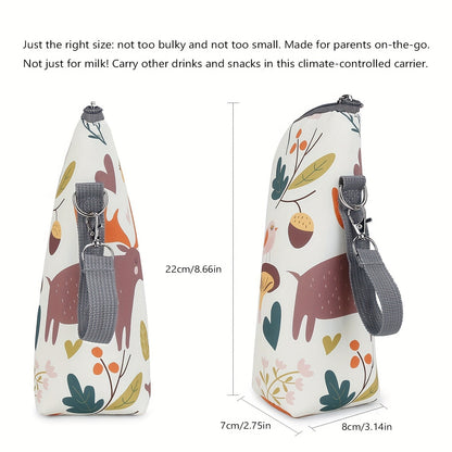 Mommy Insulated Baby Bottle Warmer Bag Portable Thermal Feeding Bottle Storage and Carrying Bag
