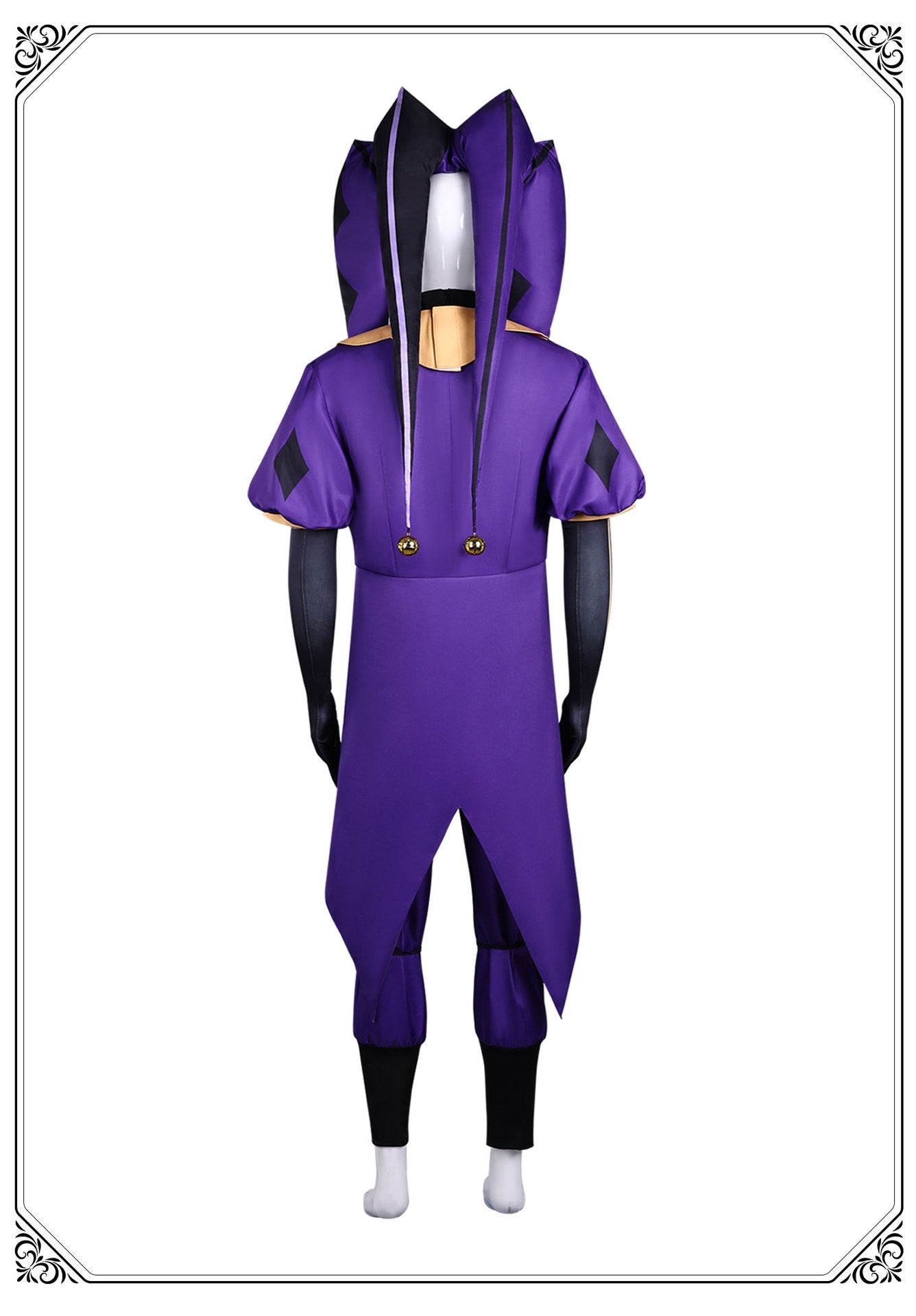 Game The Freak Circus Cosplay Costume Pierrot Jester Harlequin Cosplay Adult Clown Joker Mask Uniform Halloween Carnival Outfits