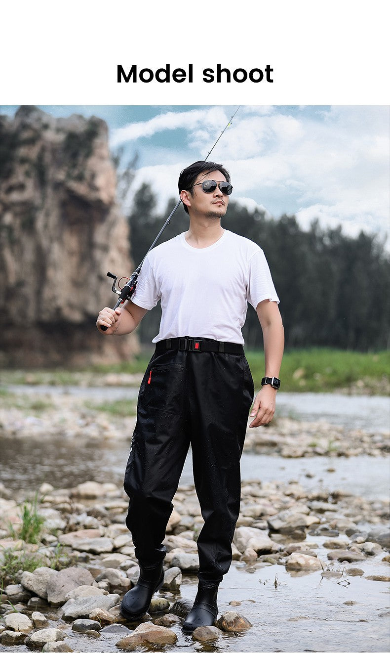 Calça de Pesca Profissional de Nylon Ultraleve, à Prova de Vento, para Inverno, à Prova D'Água, Calça de Pesca de Cintura Única
