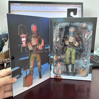 NECA Ultimate MacReady V.3 (Última Posição) O Enigma de Outro Mundo Boneco Colecionável de Ação Brinquedos Modelo Presente de Aniversário