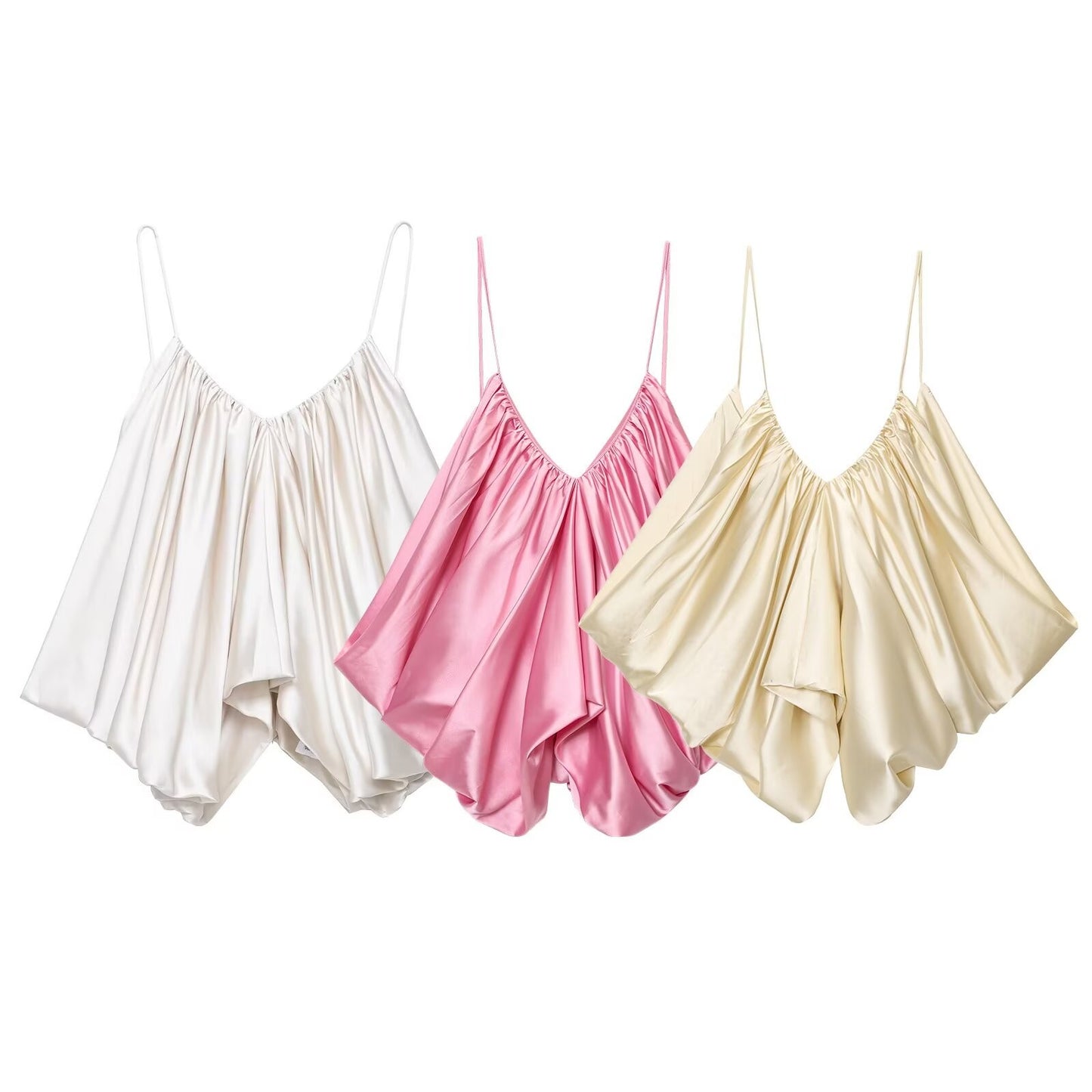 HH Women New Fashion Solid Belt Wrinkles Decorate Casual Loose Trousers Female Chic Zipper Side Pocket Slim Wide Leg Pants