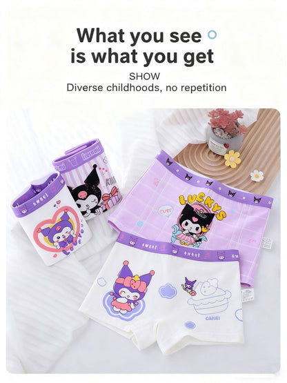 Cueca Boxer Infantil 4 Peças Pokémon para Meninos Algodão Anime U Pouch Bulge Roupa Íntima Desenho Animado Shorts Infantis Fofos Respiráveis Calças Boxer 2-12 Anos