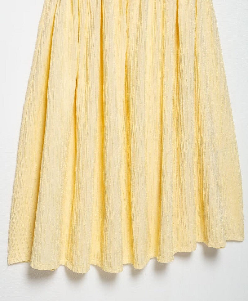 MUJER Pleated Slip Midi Dress Woman Elegant Party Long Dresses for Women Casual
