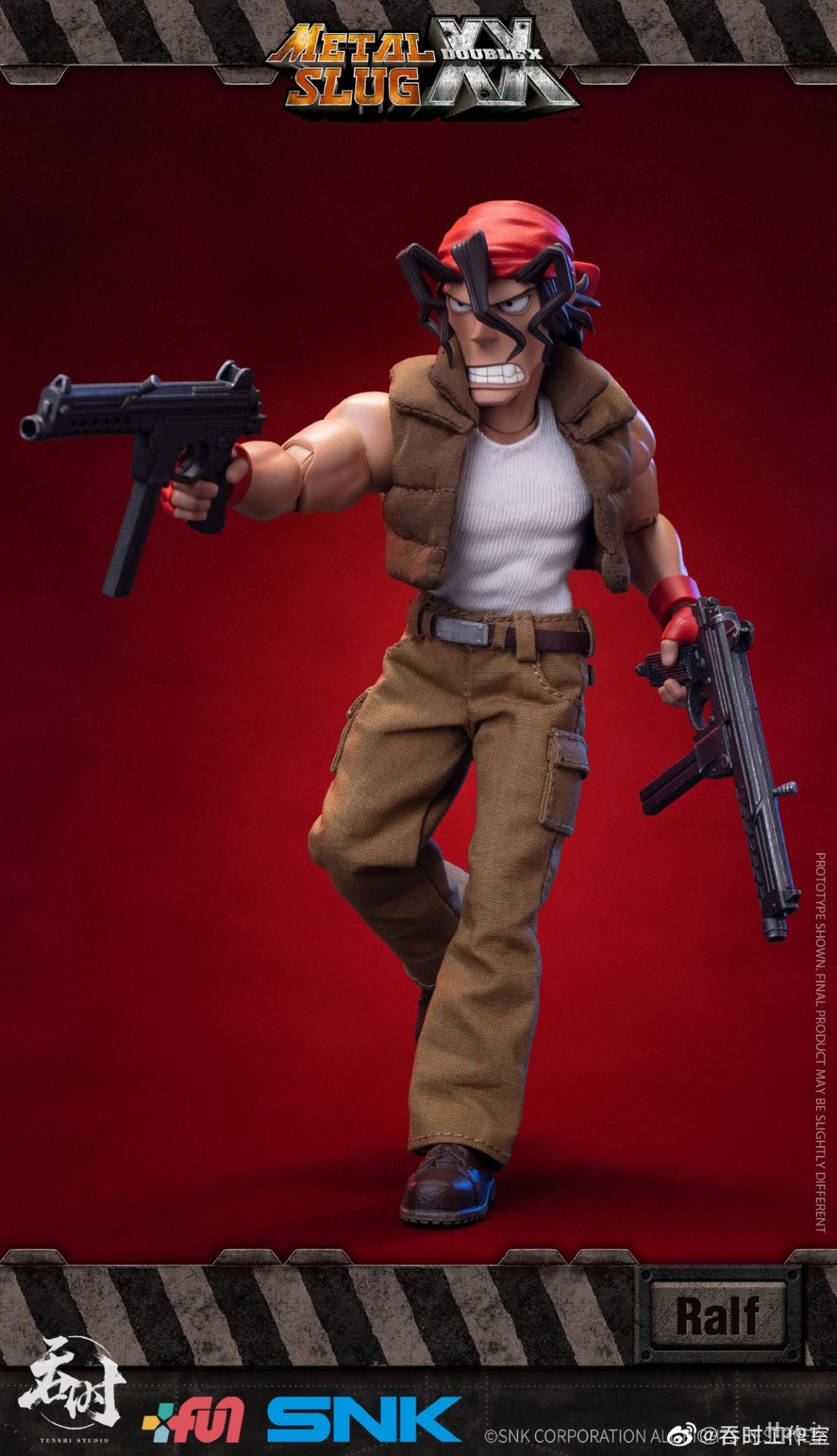 ?Original?Tunshi Studio TS-009 Metal Slug XX Clark Still TS-010 Ralf Jones Coleção de Enfeites 1/12