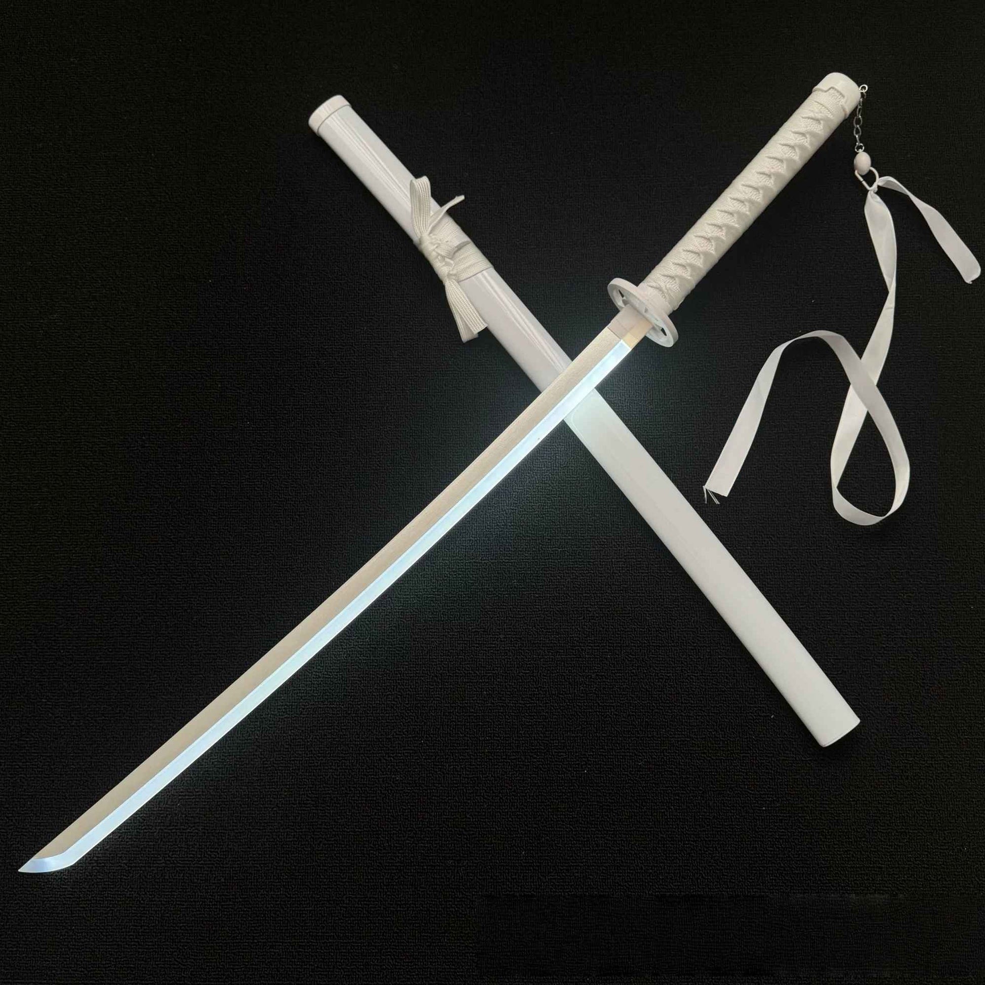40inch Vapour Rukia Katana Glow Fog Sword Anime Bleach Cosplay Real Size Japanese Katana Original Samurai Led Lightsabre Gift