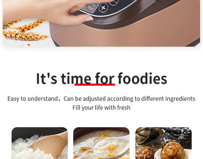 Panela de arroz elétrica inteligente de luxo, requintada, antiaderente, com baixa concentração de açúcar, 5L, para atacado