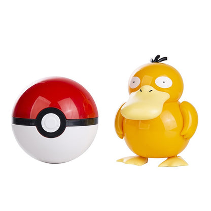 Sobre Pokémon Anime Figura Charizard Pikachu Gyarados Pocket Monster Figura Pokebola Brinquedo de Ação de Deformação Modelo Presente Infantil