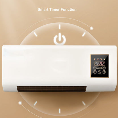 Pequeno Condicionador Aquecedor Portátil Montado na Parede Condicionamento Ventilador Quente para Banheiro Quarto Plugue UE 220V