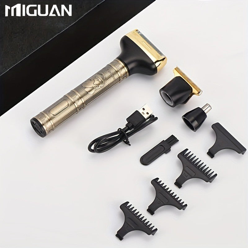 3-in-1 Professional Hair Grooming Kit For Men: Trim, Shave, And Style With A Cordless Electric Razor