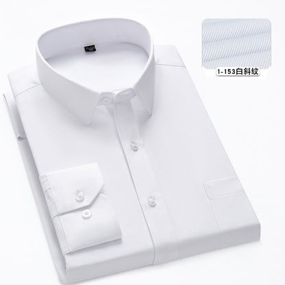 Plus Size 11XL 10XL 9XL New Men's Social Shirt Long Sleeve Slim Fit Business Classic Basic White Formal Dress Shirts Man Clothes