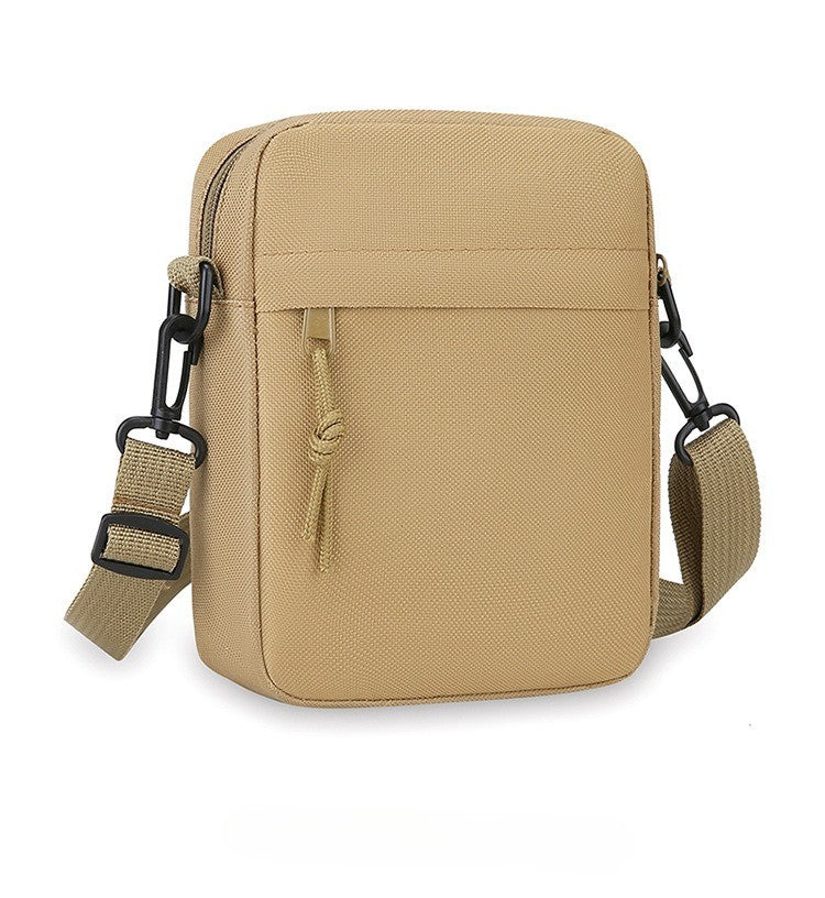 Simple Solid-Color Men's Mini Crossbody Bag - Lightweight and Stylish Ideal for Casual Use and Carrying Phones