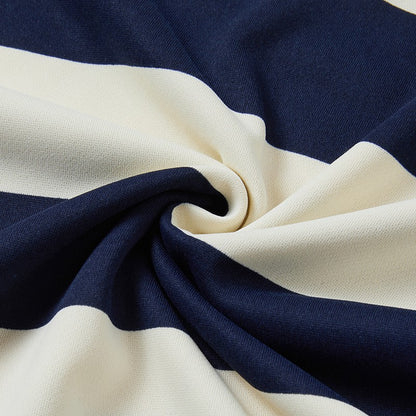 2025 Men's New Striped Long Sleeved Polo Shirt Casual Fashion Autumn Winter Versatile Top