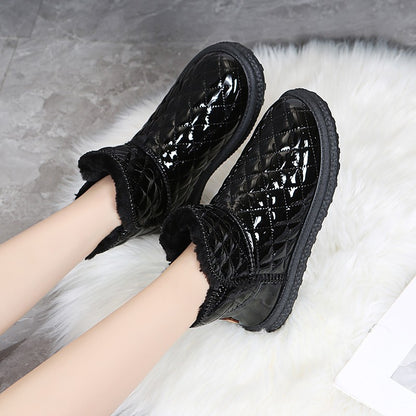 Women's snow boots winter warm plush boots women's  winter casual shoes women's ankle boots platform shoes