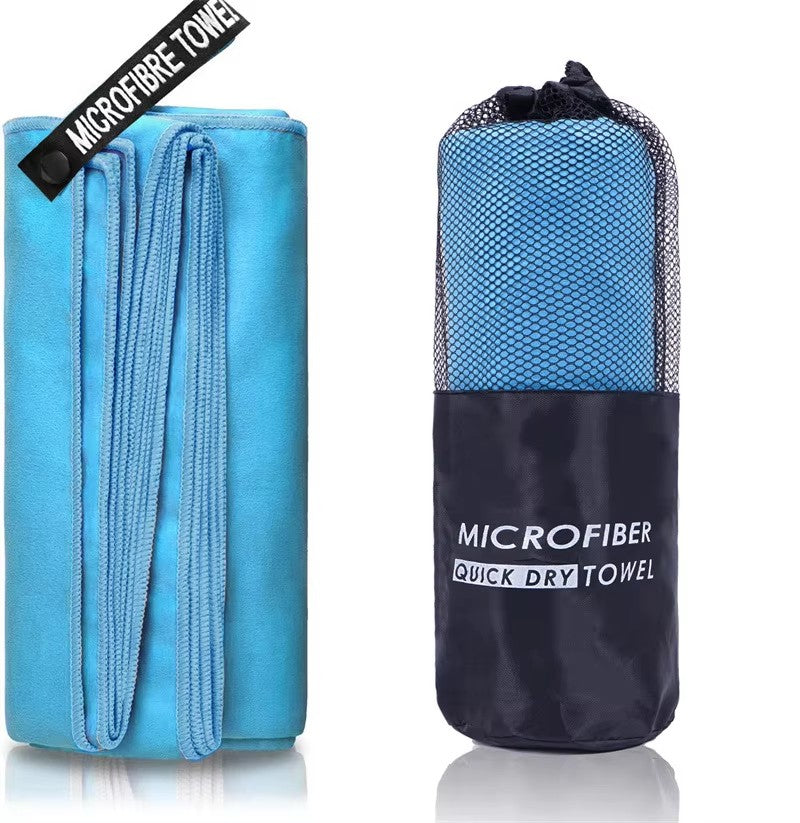 Microfiber Quick Dry Gym Towel Silver ION OdorFree Absorbent Fiber Fast Drying Workout Gear for Body Sweat Working Out