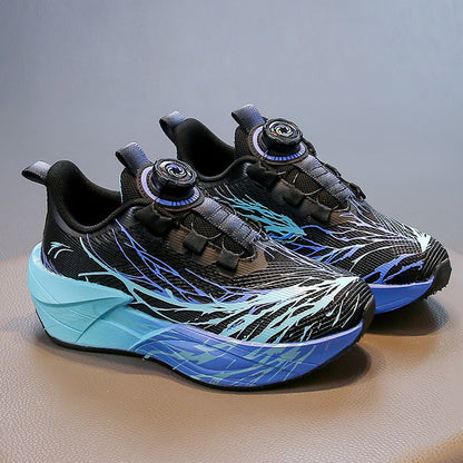 Autumn Sport Shoes For Children Mesh Breathable Teenager Kid's Sneakers Soft-soled Lightweight Boy's Girl's Running Shoes