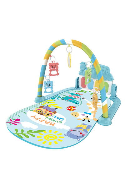 Brinquedo Pedagógico Interativo Para Bebês, Tapete de Atividades Piano Musical Multifuncional Para Crianças de 0 a 1 Ano