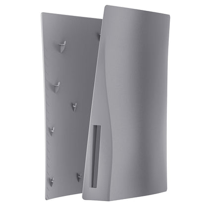 Gray 30th Anniversary Plates for PS5 Console Premium ABS Faceplate Shell Covers with Stickers for PlayStation5 Fat Disc