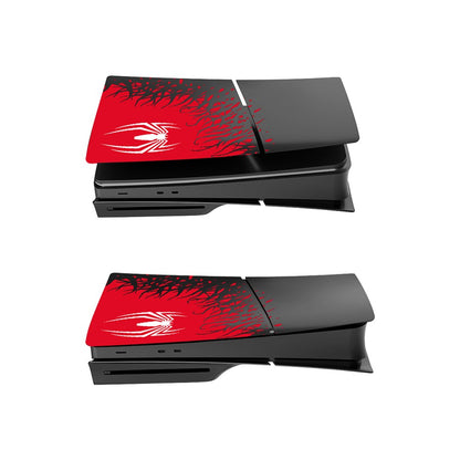 For P5 Pro/Slim Limited Edition Spider Faceplate Cover Compatible with P 5 PRO/Slim Disc Version Console Cover Accessories