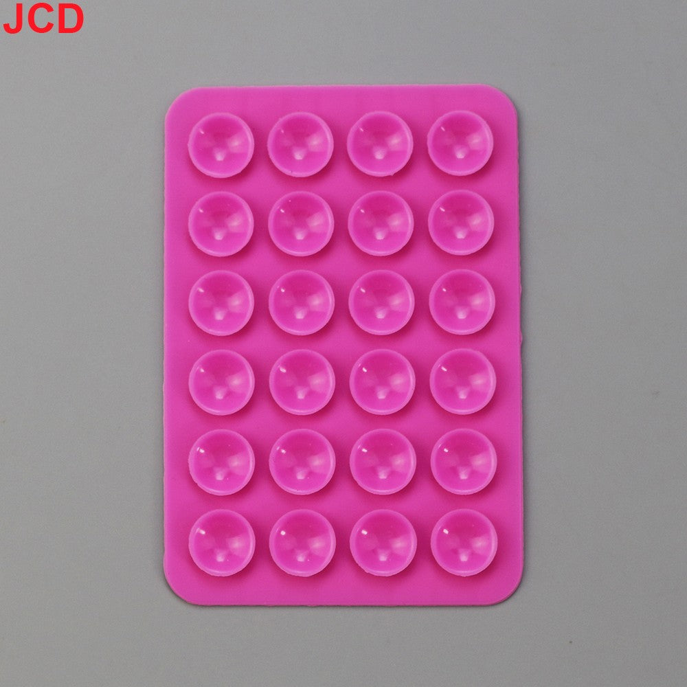JCD 24 Quadrado Silicone Espesso Ventosa Ventosas Celular Tablet Bagagem Ventosa Carregador Universal Capa de Couro