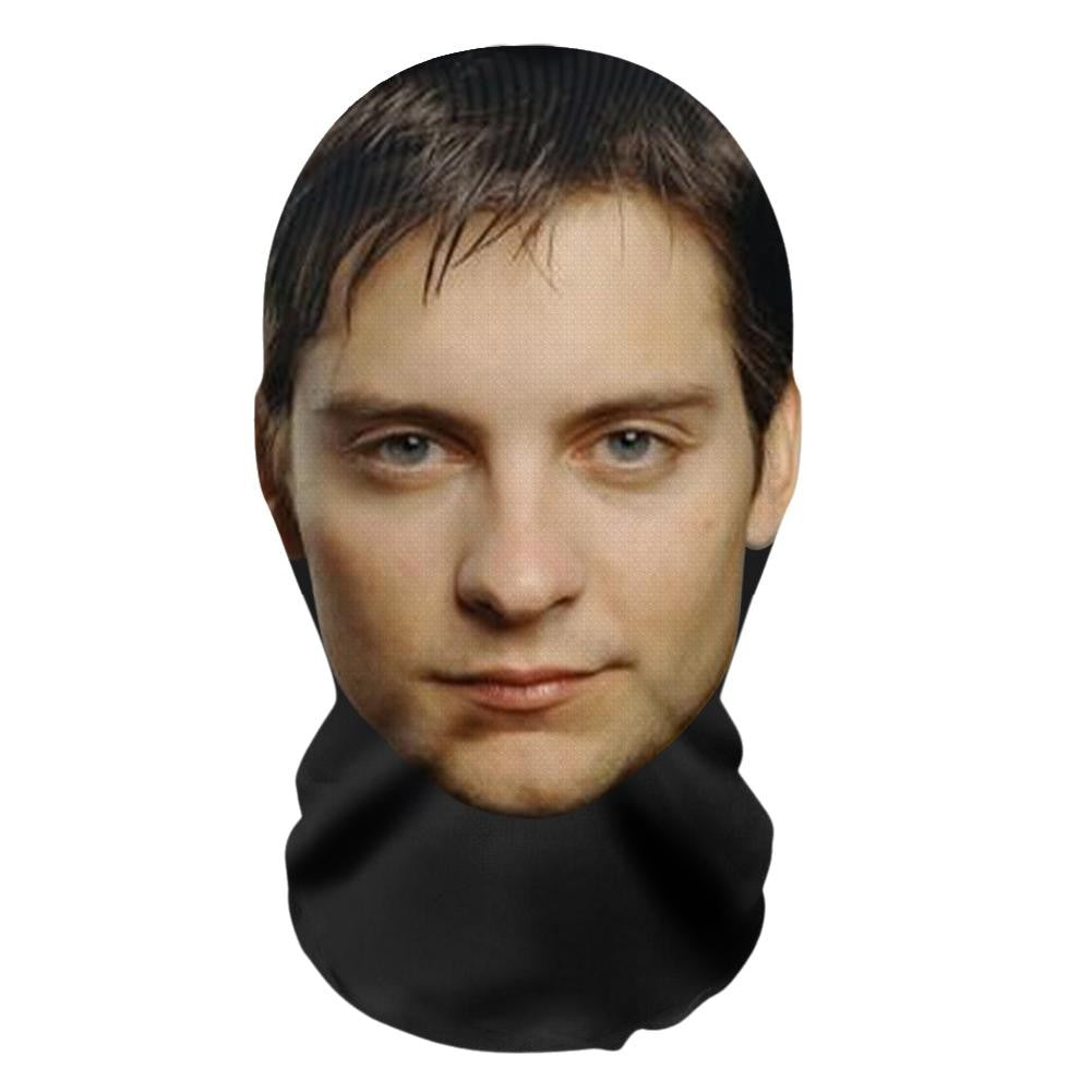 John Pork Smiling Interesting 3D Printed Seamless Mask Head Cover Party Cosplay Props UV Protection Shield Ronaldo PatternCospla